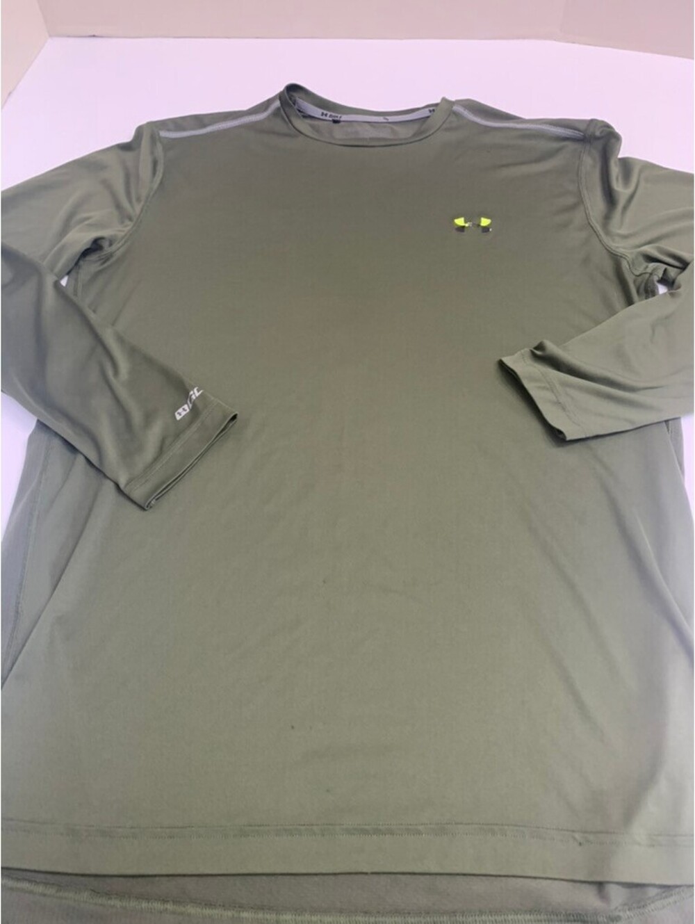 Under Armour Golf Men's Long Sleeve Performance Shirt Olive Green Size XL